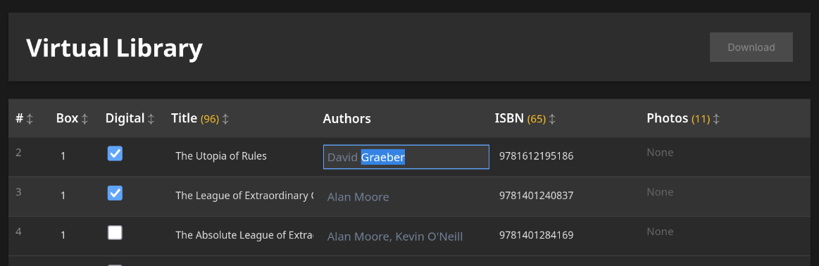 Virtual Library Viewer